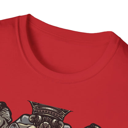 Majestic Divine Sun Bearer T-Shirt | Regal Classical Art Tee | Unique Statement Graphic for Art Lovers & Seekers of Power