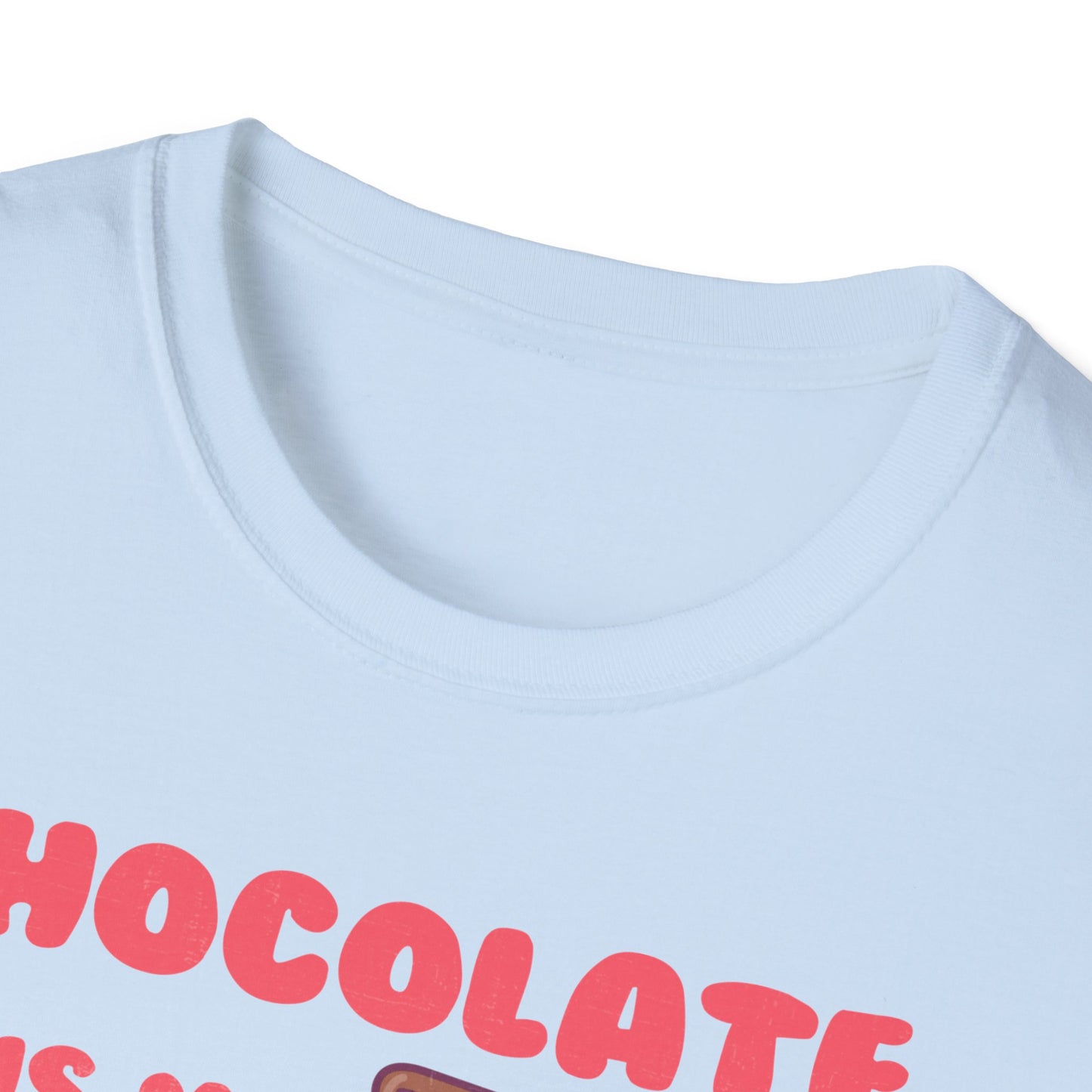 Charming Retro 'Chocolate is My Valentine' T-Shirt - Sweet Foodie & Galentine's Day Gift Tee