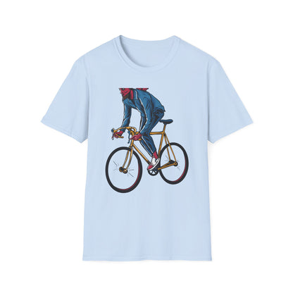 Rad Devil Cyclist T-Shirt - Edgy Urban Bike Rider Tee | Unique Men's & Women's Cycling Apparel
