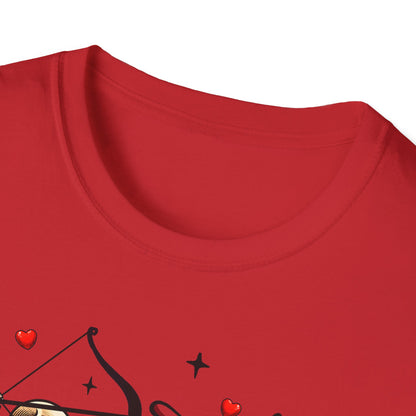 Dark Cupid Skeleton T-Shirt | Edgy Valentine's Day Love Tee | Unique Gothic Romance & Spooky Chic Gift