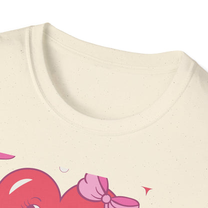 Adorable Retro "Be Mine" Cartoon Heart T-Shirt | Groovy Valentine's Day Gift for Her | Cute Love Graphic Tee
