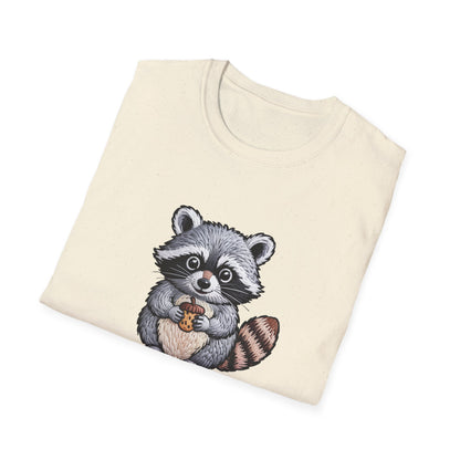 Hilarious "Snacks Are Essential" Raccoon T-Shirt | Adorable Animal Lover Tee | Ultimate Comfort & Style