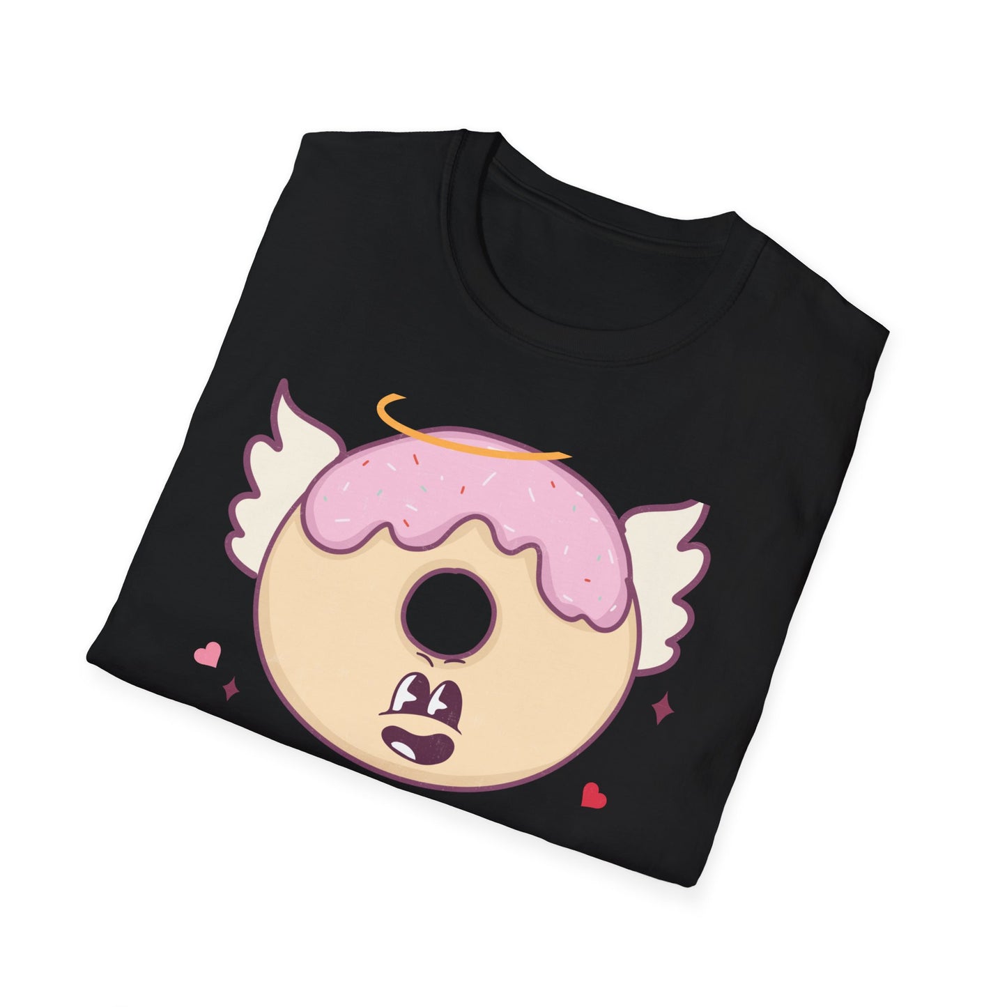 Sweet Angel Donut T-Shirt: 'Feed Me Donuts & Tell Me I'm Pretty' Funny Foodie Tee, Adorable Gift!
