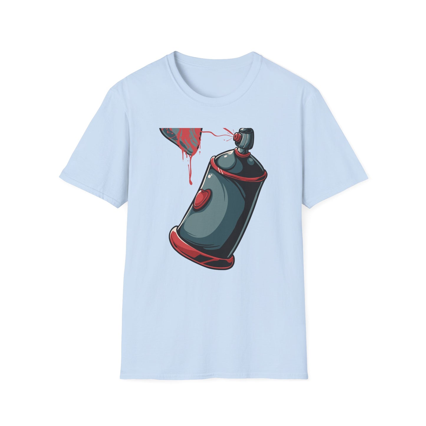Expressive Graffiti Love T-Shirt | Spray Paint Heart Urban Art Tee | Bold Street Style Graphic for Artists