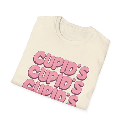 Groovy Cupid's Vibes T-Shirt | Sweet Retro Valentine's Day Love Tee | Adorable Distressed Graphic Gift