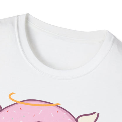 Sweet Angel Donut T-Shirt: 'Feed Me Donuts & Tell Me I'm Pretty' Funny Foodie Tee, Adorable Gift!