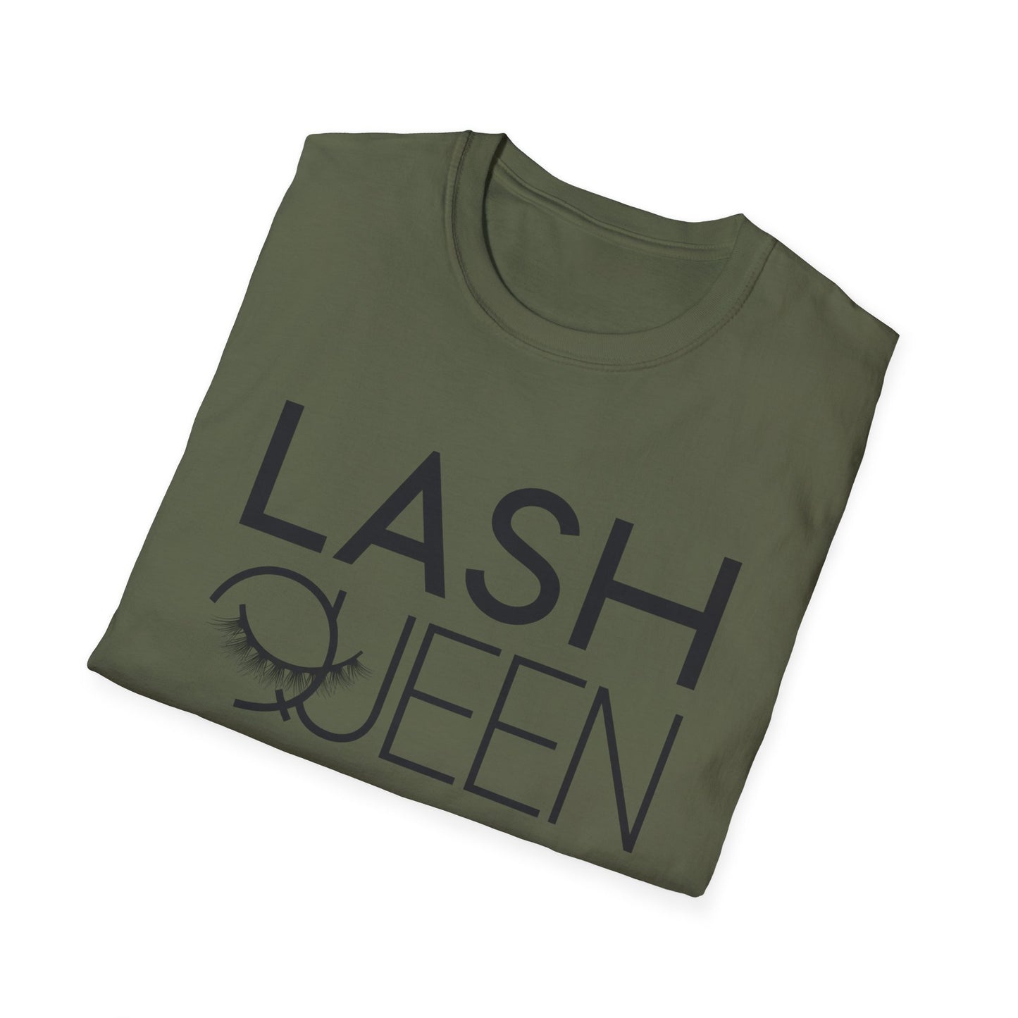 Empowering Lash Queen Energy T-Shirt - Chic Eyelash Design Tee for Beauty Lovers & Lash Techs