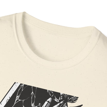 Unleash Creative Hustle: "Work or Die" Artist T-Shirt - Bold Grunge Art & Design Statement Tee