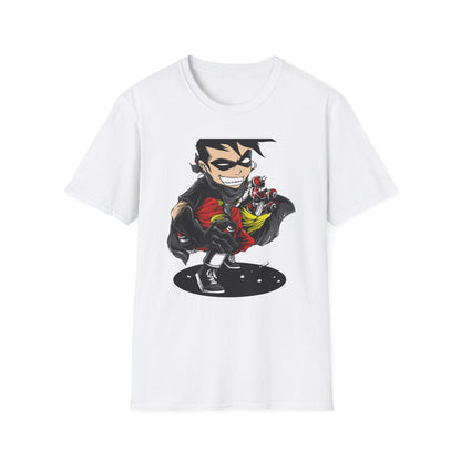 Dynamic Street Art Rebel T-Shirt | Urban Graffiti Artist Tee | Bold Comic Style Graphic Apparel