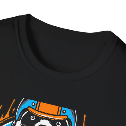 Epic Panda Biker T-Shirt! Cool Motorcycle Riding Animal Graphic Tee. Vibrant, Unique & Fun for Riders & Panda Lovers. Must-Have!