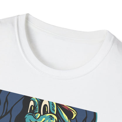 Cool Hip Hop Rabbit T-Shirt | Trendy Streetwear Bunny Tee | Vibrant Urban Animal Design | Unique & Awesome Unisex Apparel