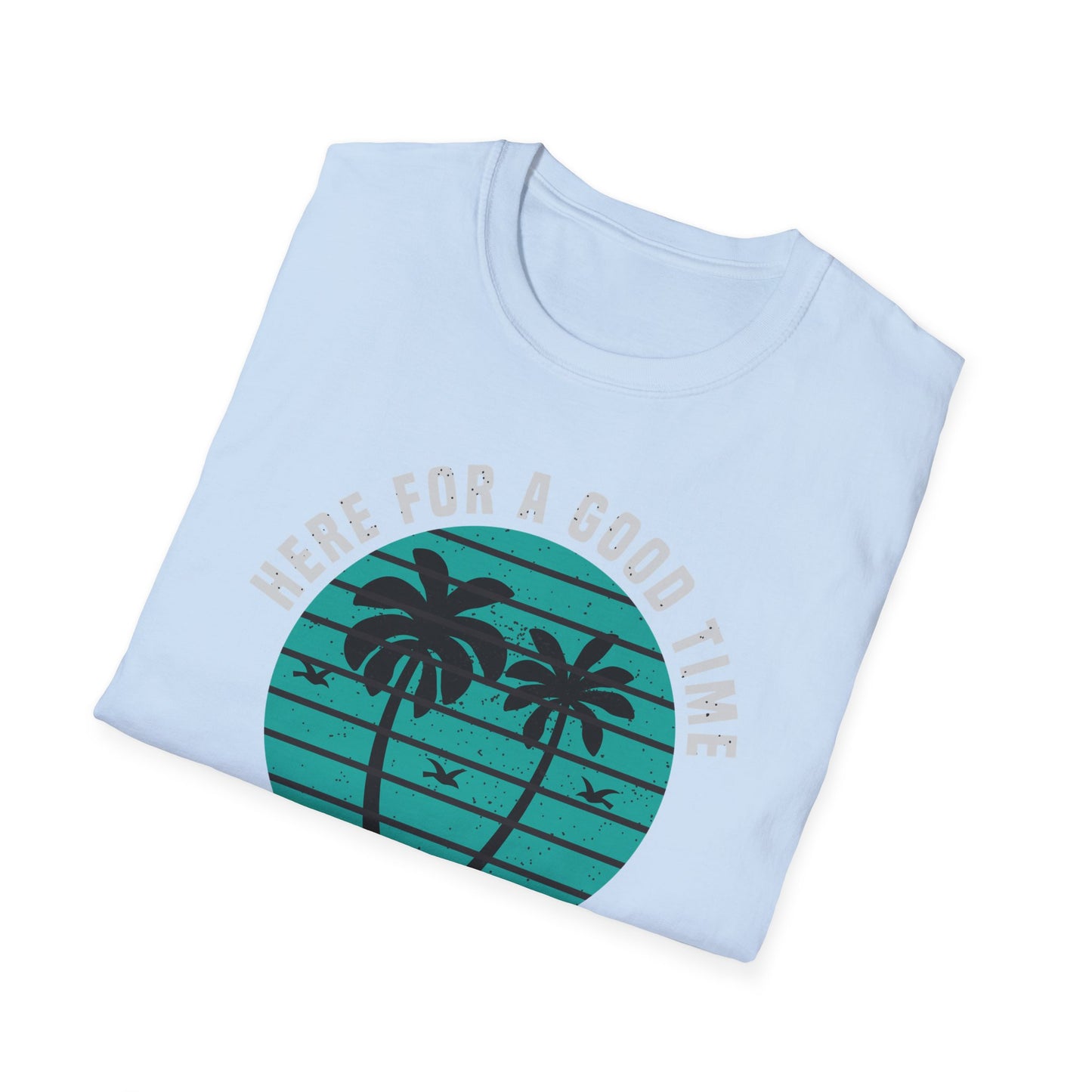 California Good Time T-Shirt | Retro Palm Tree Beach Vacation Tee | Trendy Summer Travel Shirt for Men & Women