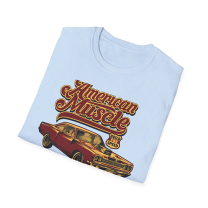 Epic American Muscle Car T-Shirt | Vintage 1968 Hot Rod Enthusiast Tee | Fast & Loud Garage Style for Men