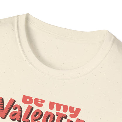 Adorable 'Be My Valentine' T-Shirt | Sweet Winged Heart Love Proposal Tee | Perfect Romantic Gift for Him/Her