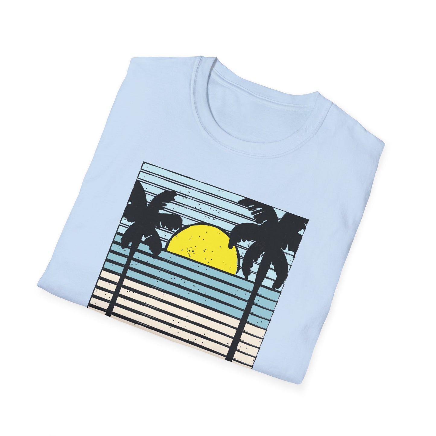 Classic Miami 1970 Florida Summer T-Shirt | Retro Palm Tree Sunset Beach Vacation Tee for Men & Women
