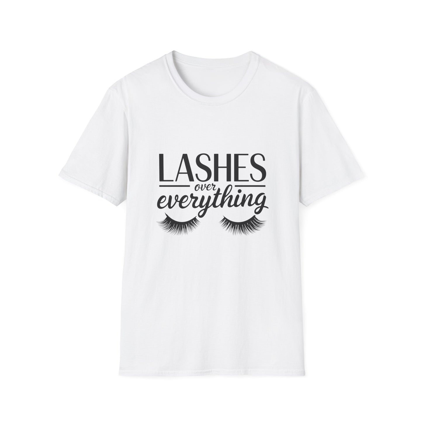 LASH Over Everything T-Shirt | Stunning Eyelash Lover Tee for Makeup Artists & Glam Queens