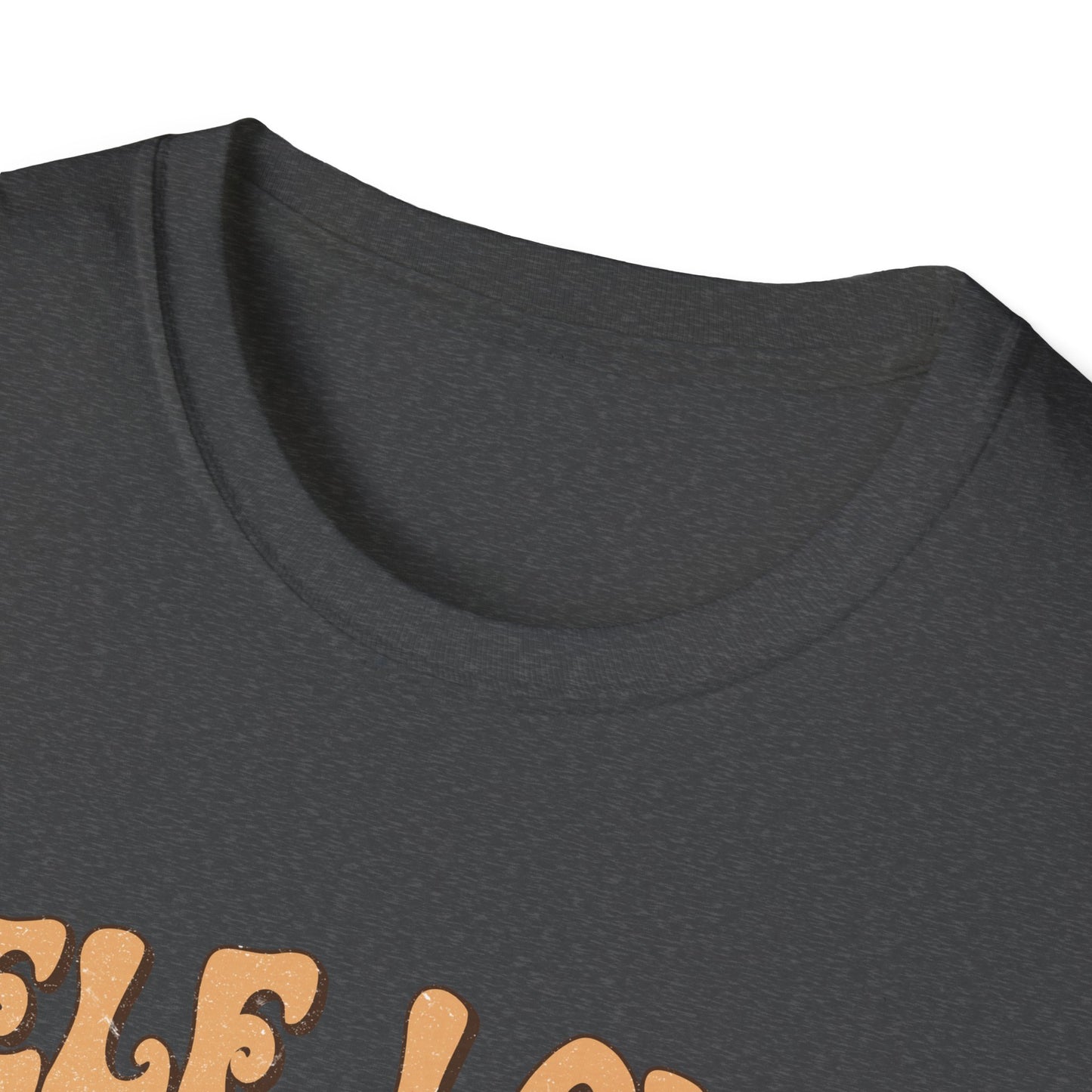 Empowering Self Love Is The Best Love T-Shirt | Groovy Retro Gift Tee | Positive Vibes Checkerboard Style
