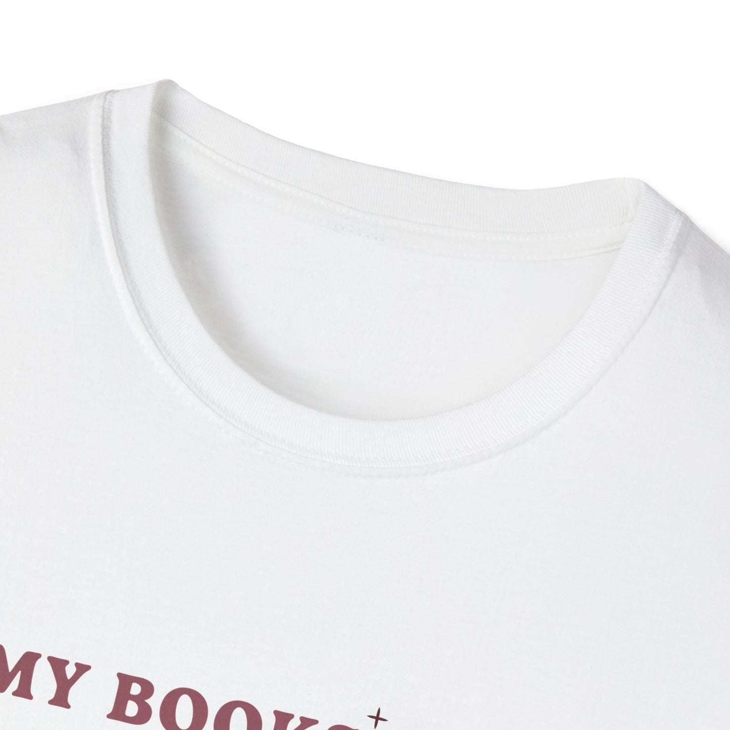 My Books Is My Valentine T-Shirt | Cozy Book Lover Gift | Unique Reader Tee | Charming Literary Valentine's Day Top