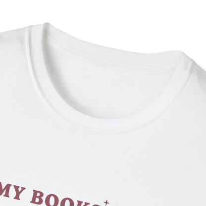 My Books Is My Valentine T-Shirt | Cozy Book Lover Gift | Unique Reader Tee | Charming Literary Valentine's Day Top