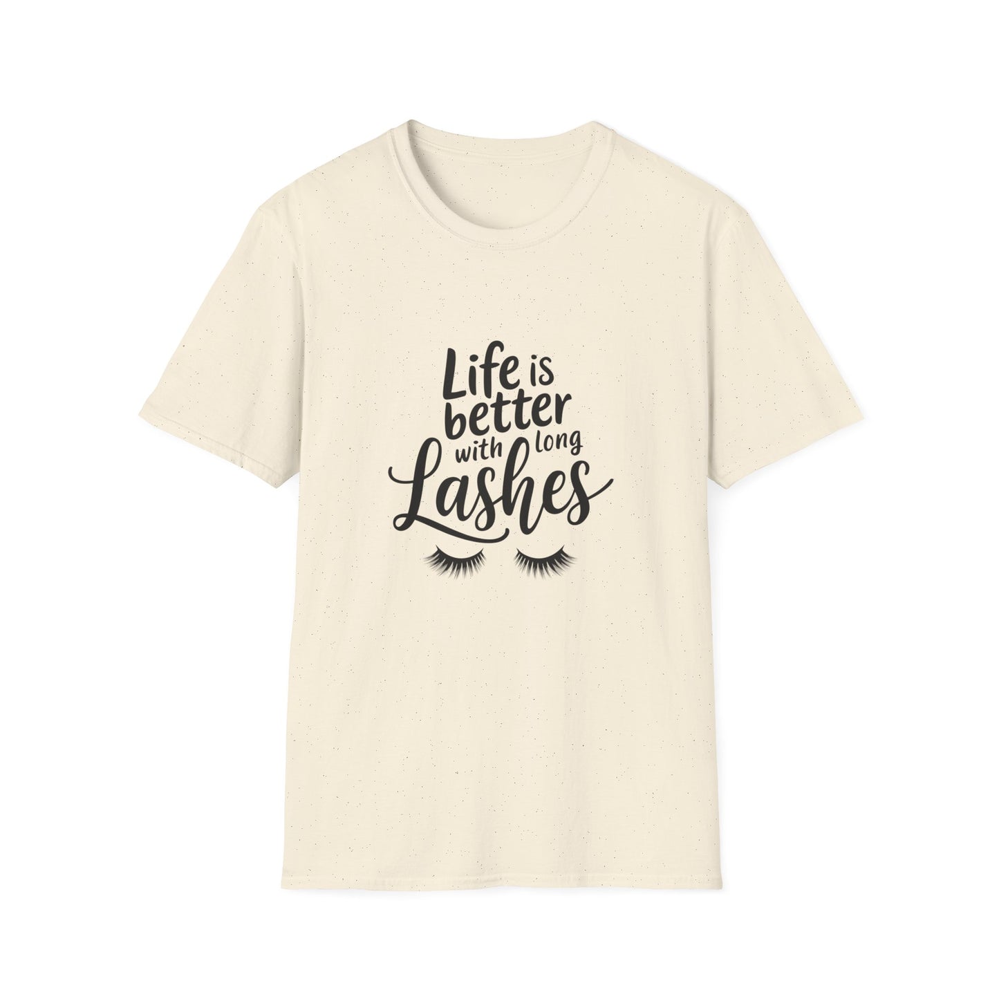 Life's Short, Get Long Lashes T-Shirt - Irresistible Beauty & Lash Tech Gift Tee