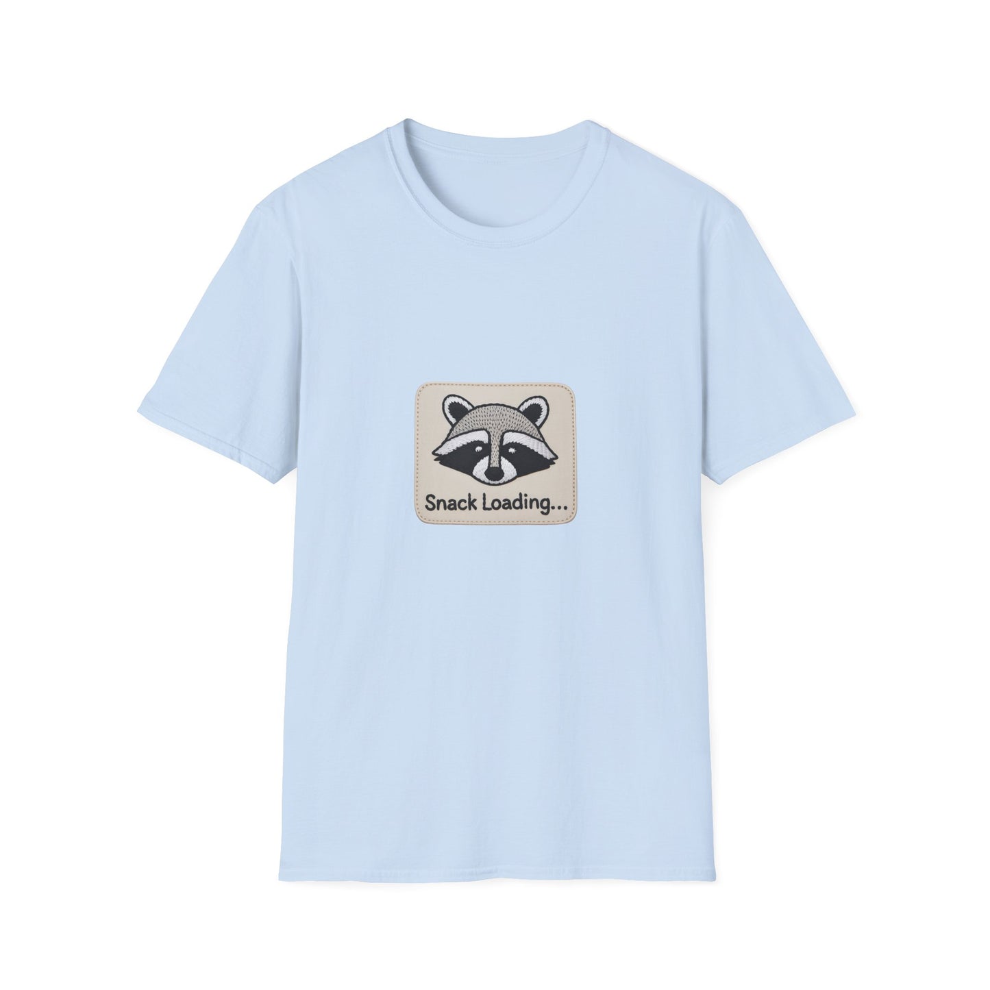 Epic Raccoon 'Snack Loading' T-Shirt | Funny Foodie Animal Lover Gift Tee