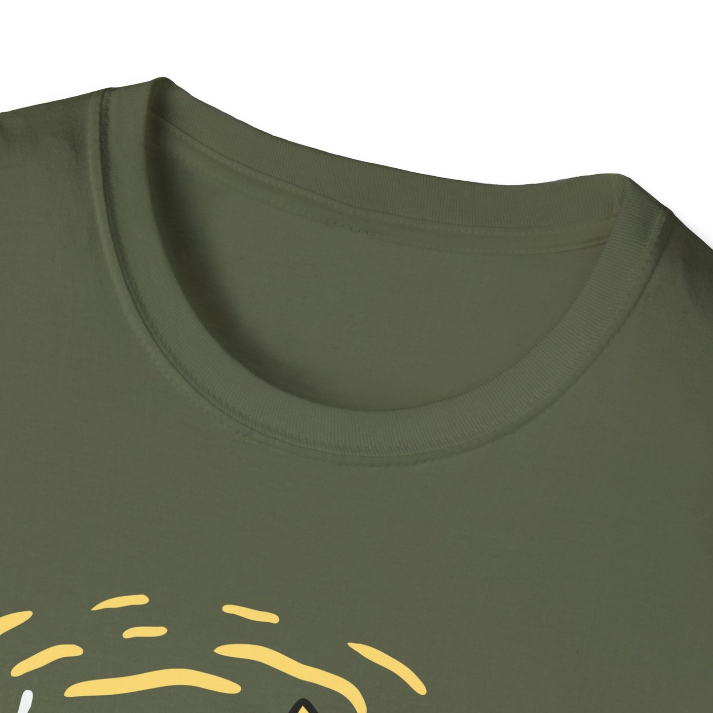 Radiant Half Sunflower T-Shirt | Unique Hand-Drawn Floral Tee for Sunny Vibes & Nature Lovers