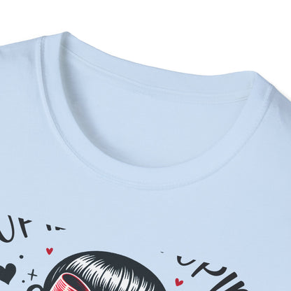 Epic Anti-Valentines Skull T-Shirt - Sarcastic "Cupid Is Stupid" Tee for Edgy Souls