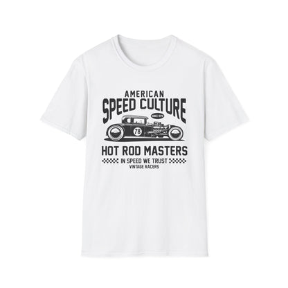 Legendary Hot Rod Masters T-Shirt | American Speed Culture Since 1970 Vintage Race Car Tee | Classic Car Enthusiast Gift