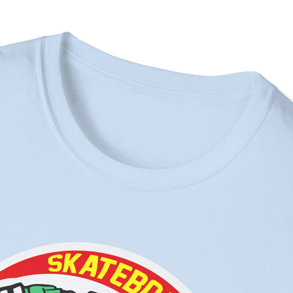 Rad Skater Zombie T-Shirt - 'Skateboard 2020 Is Not Crime' Bold Graphic Tee | Epic Streetwear Statement Apparel