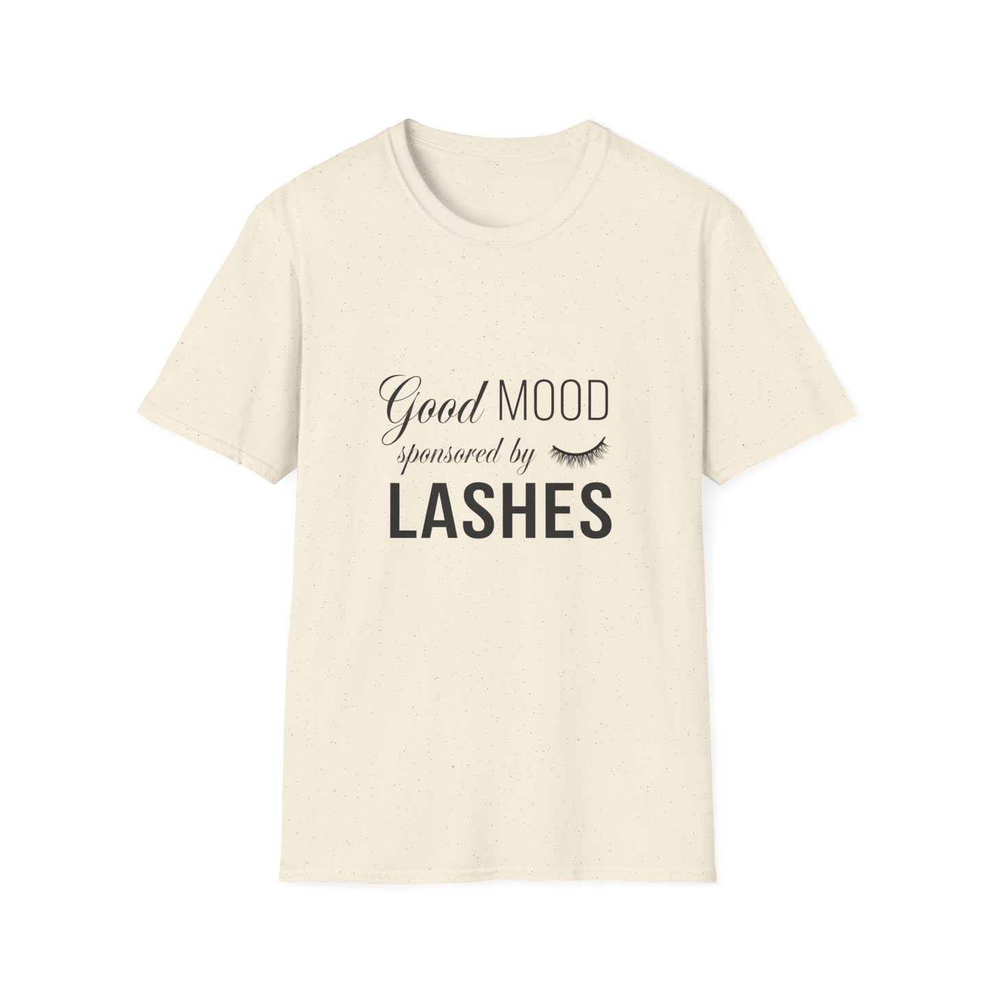 Good Mood Sponsored by Lashes T-Shirt | Chic Beauty Lover Tee | Fabulous Lash Fan Gift for Women