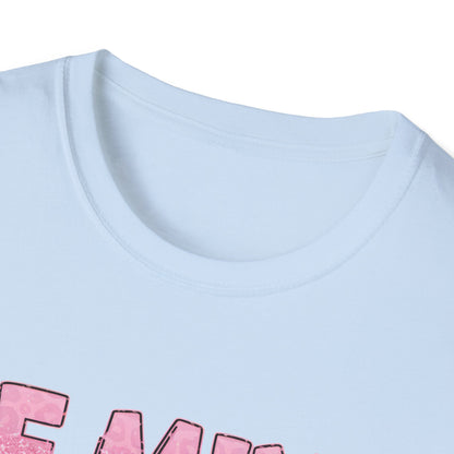 Adorable Be Mine Valentine T-Shirt | Trendy Pink & Red Leopard Print Tee for Her | Sweet V-Day Gift