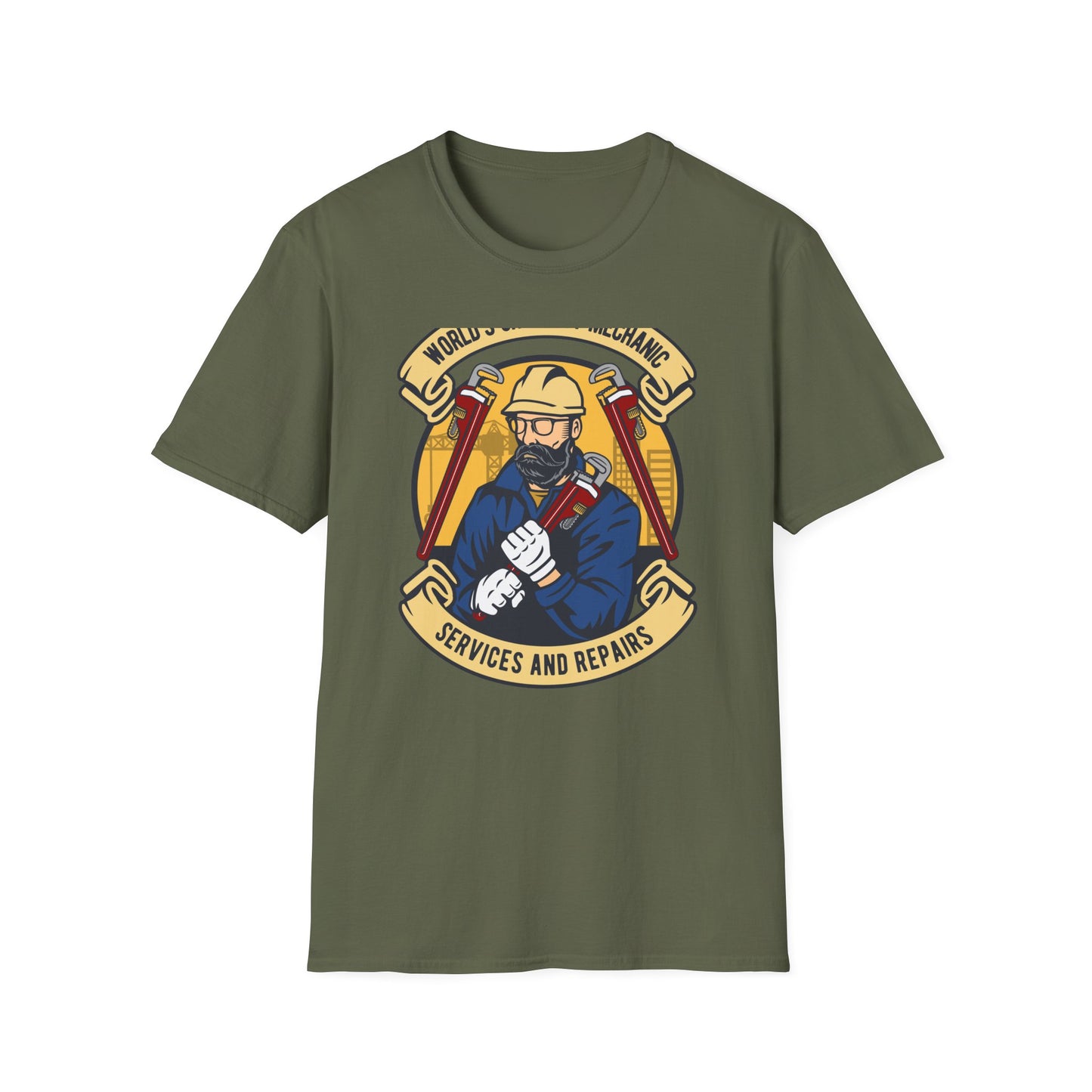 Epic World's Greatest Mechanic T-Shirt - Master Handyman, Repair & Service Pro | Awesome Tradesman Gift Idea