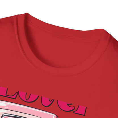 Unique Lover T-Shirt | Edgy Skeleton Hand & Love Switch Graphic Tee | Romantic Valentine's Day Statement Gift