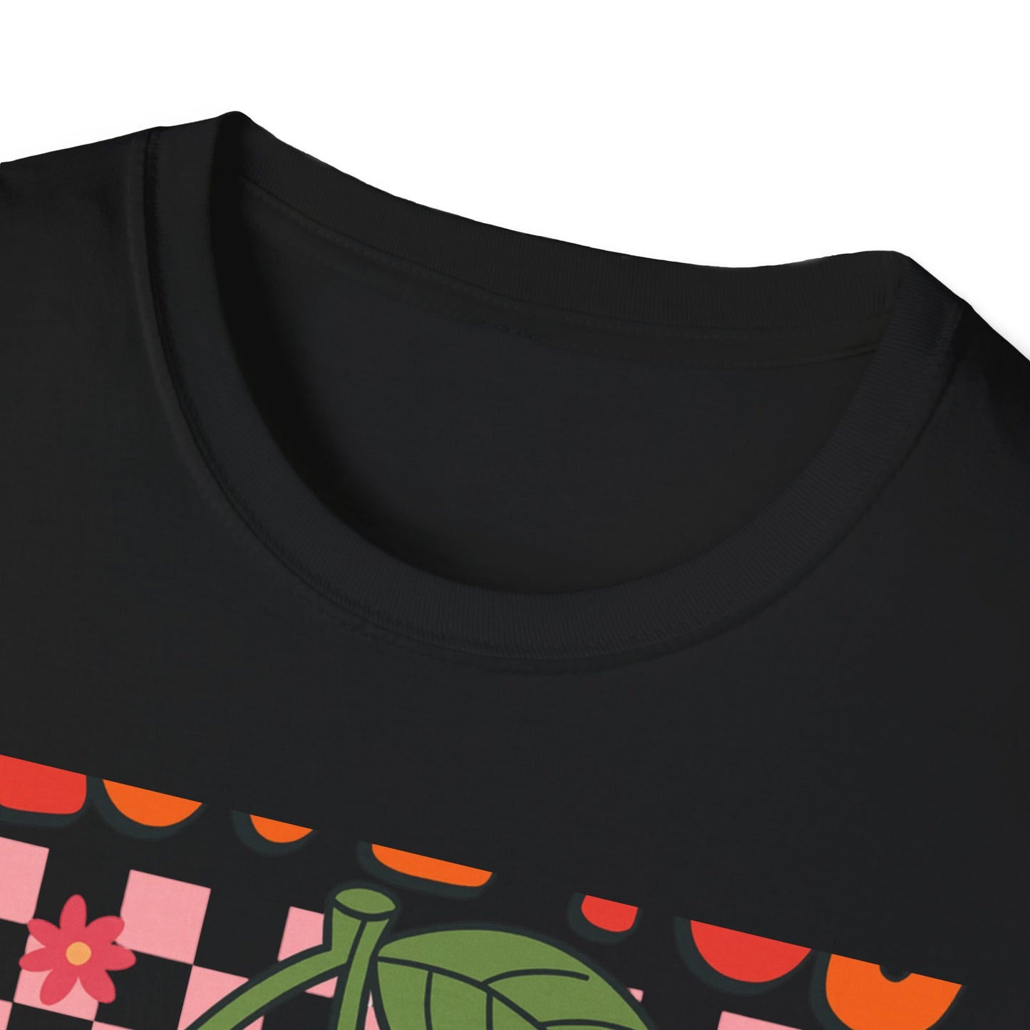 Adorable "I Love You Cherry Much" T-Shirt | Sweet Retro Heart Cherries & Groovy Checkered Love Pun Tee | Perfect Valentine's Day Gift
