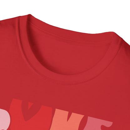 Groovy LOVE Vibes T-Shirt for Women | Trendy Retro Heart Tee | Spread Positivity & Style | Perfect Valentine's Day Gift