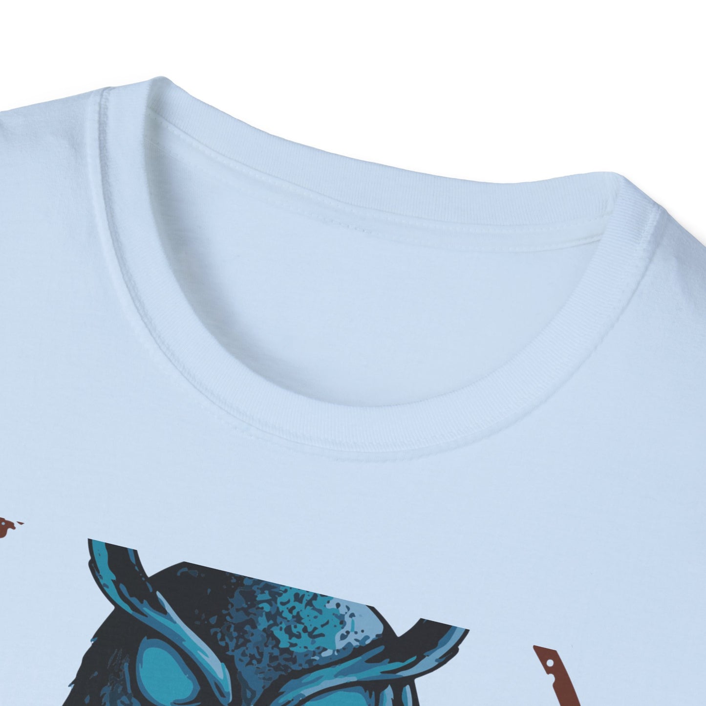 Epic Mystic Owl & Skull T-Shirt – Striking Gothic Wisdom Tee | Unique Dark Fantasy Apparel Gift