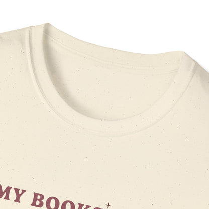 My Books Is My Valentine T-Shirt | Cozy Book Lover Gift | Unique Reader Tee | Charming Literary Valentine's Day Top