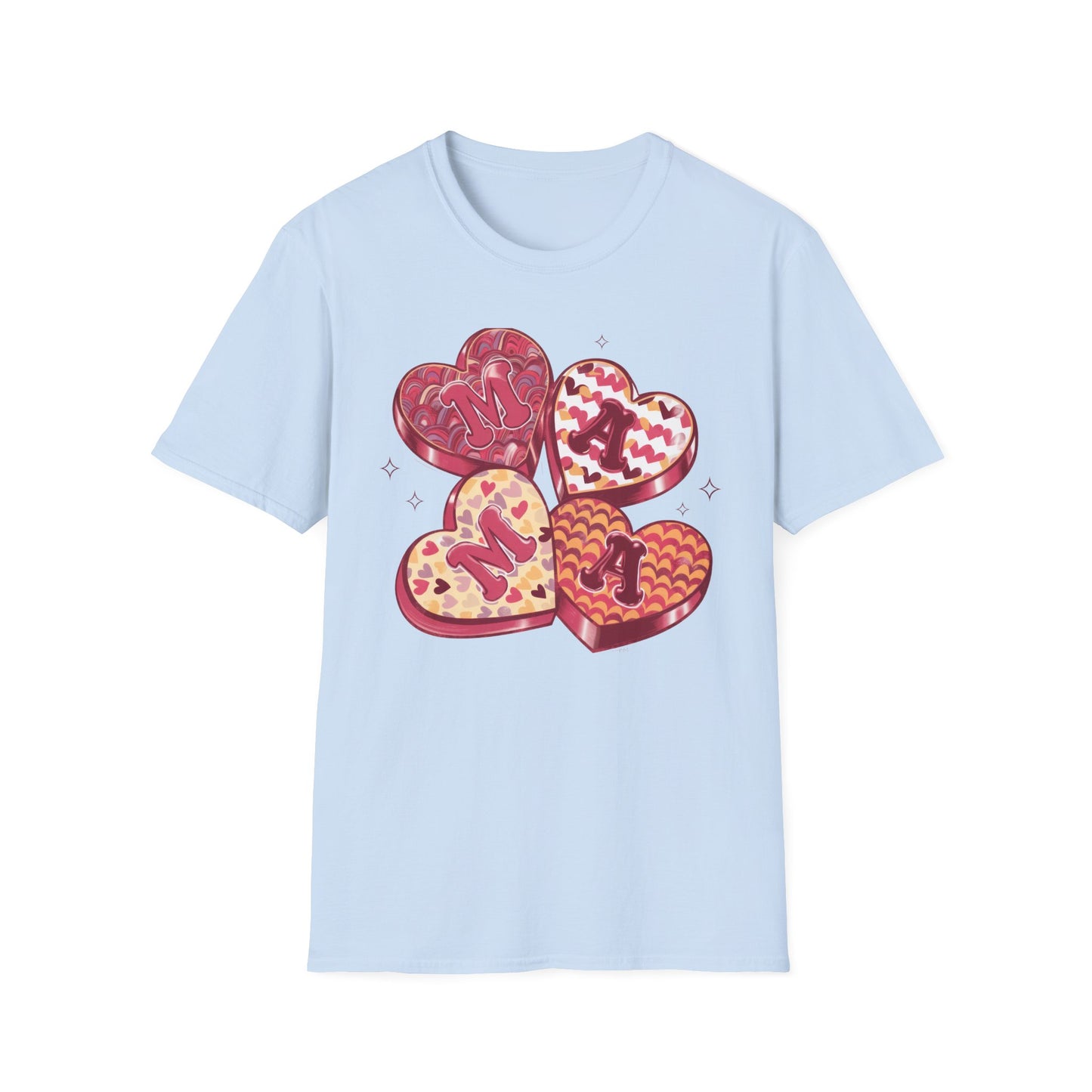 Sweet Mama Heart T-Shirt | Adorable Candy Box Design Tee | Perfect Mother's Day Gift for Mom & New Moms