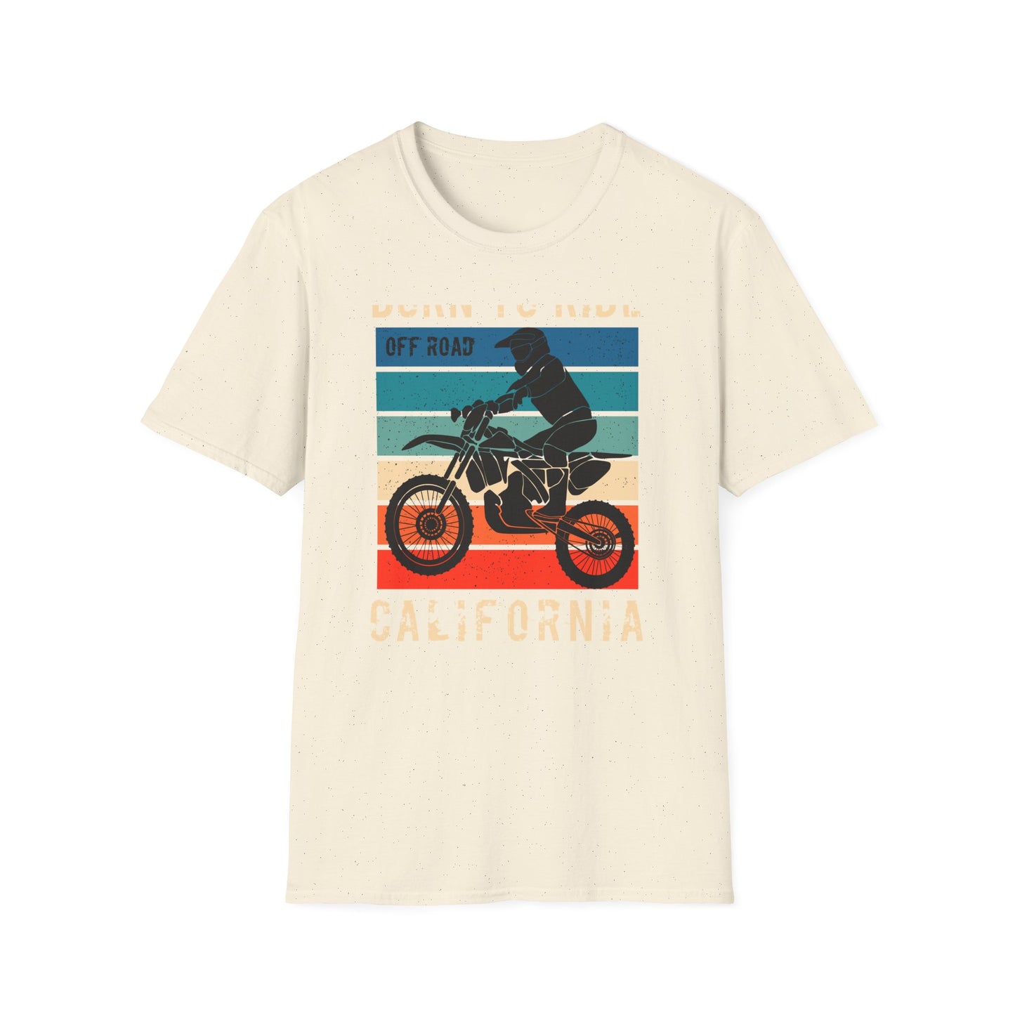 Ultimate Born to Ride Off Road California Motocross T-Shirt | Vintage Dirt Bike Rider Tee | Adventure Awaits!