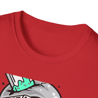 Awesome Melting Skull Popsicle T-Shirt - Cool Sunglasses & Minty Tongue Tee for Summer Vibes & Edgy Style