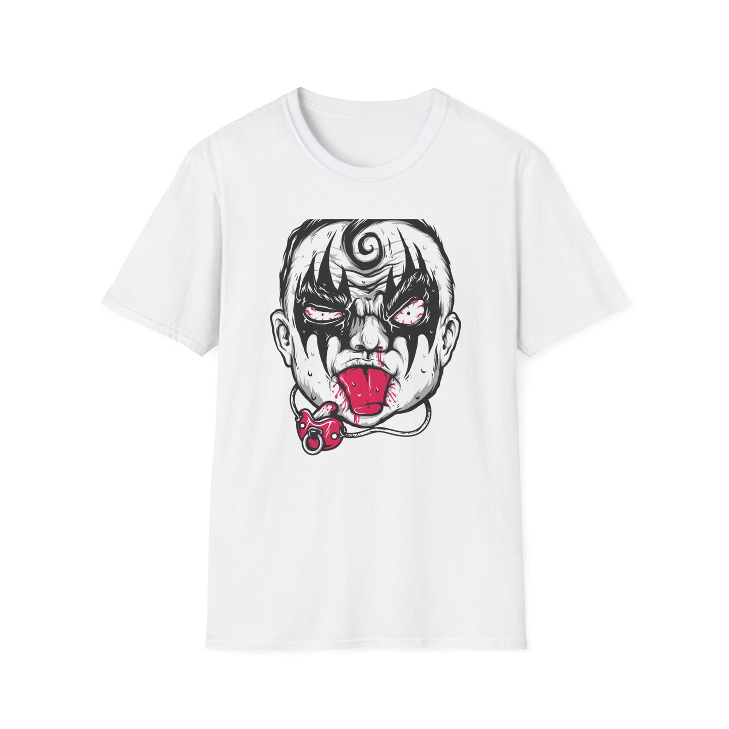 Unleash Your Inner Rocker: Epic Demon Baby T-Shirt - KISS-Inspired Edgy Infant Tee for Metal & Punk Fans