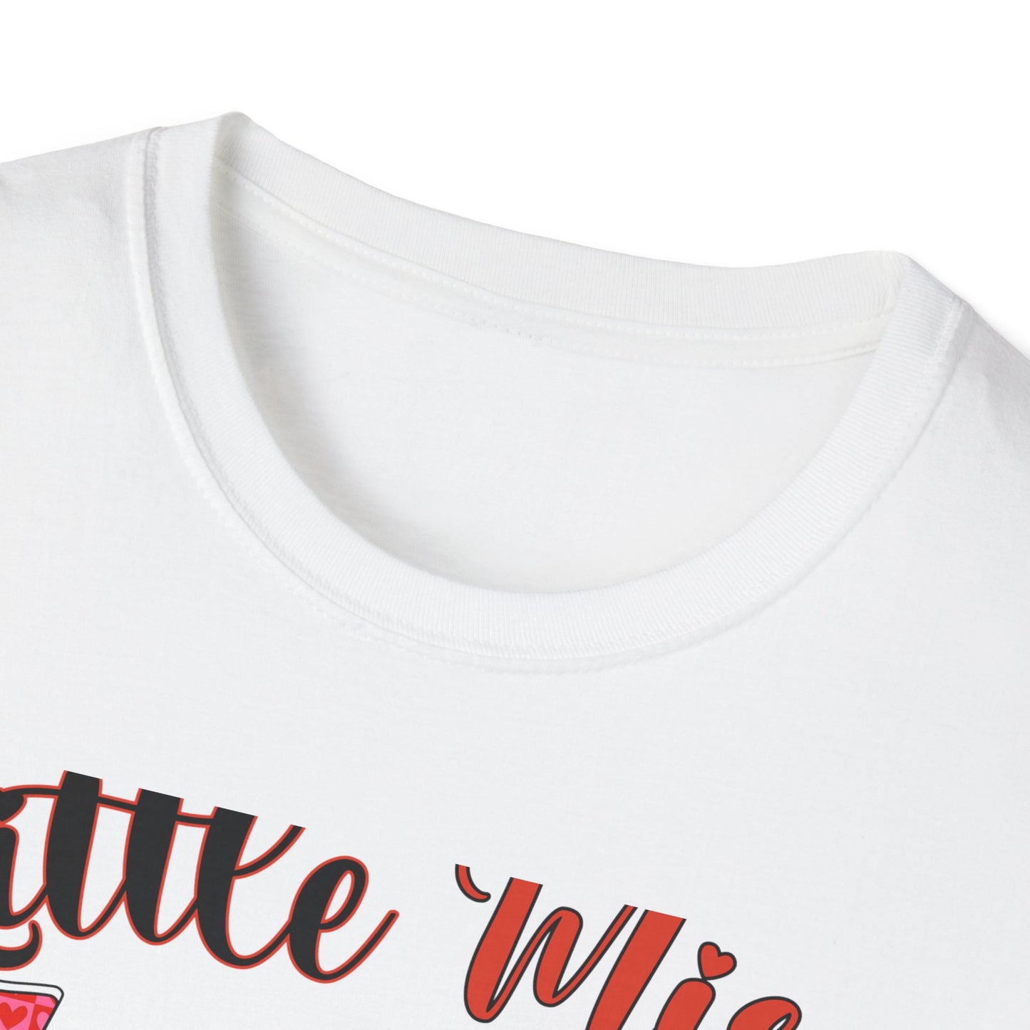 Charming Little Miss Valentine T-Shirt | Girls' Trendy Mixed Pattern Heart Day Tee