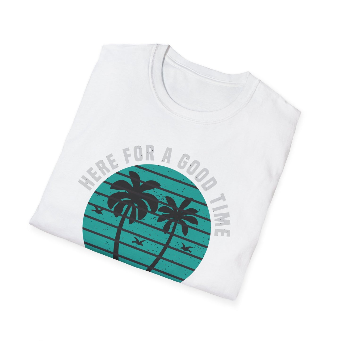 California Good Time T-Shirt | Retro Palm Tree Beach Vacation Tee | Trendy Summer Travel Shirt for Men & Women