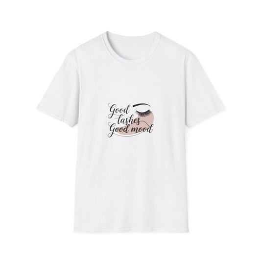 Fabulous "Good Lashes Good Mood" T-Shirt | Chic Beauty Tee for Lash Lovers & Pros | Empowering Style