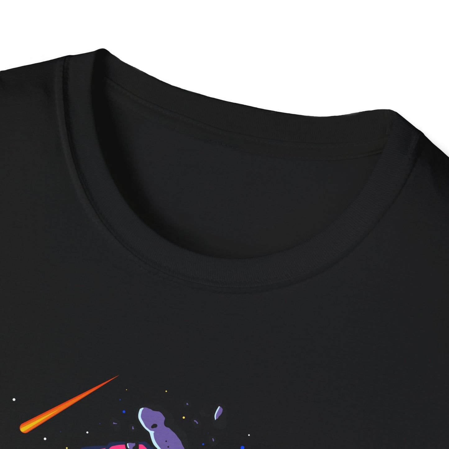 Epic Space Surfer Astronaut T-Shirt | Thrilling Galactic Rocket Ride Design Tee for Sci-Fi & Adventure Fans