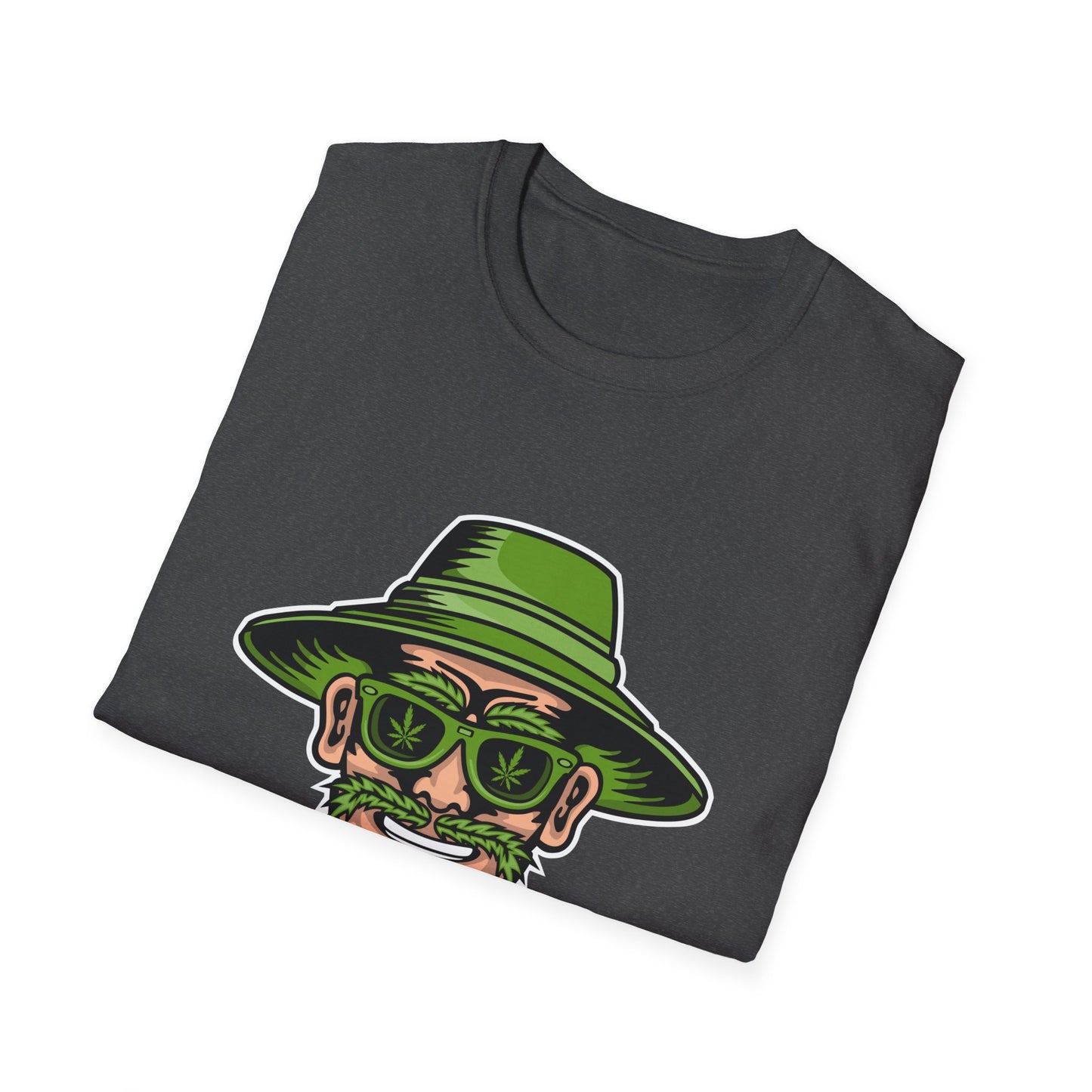 Groovy Cannabis Leaf Man T-Shirt | Ultimate Stoner Style 420 Tee | Unique Weed Enthusiast Gift, Must-Have!
