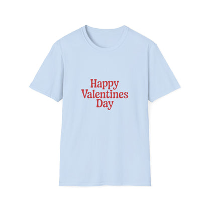 Charming Happy Valentines Day T-Shirt | Sweet Retro Love Tee with Heart 'i' | Perfect Romantic Gift Idea