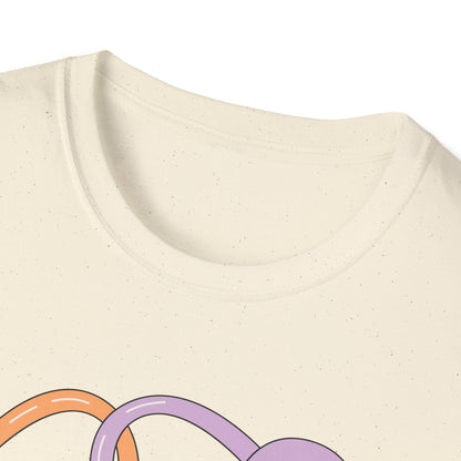 Inspiring 'Be You Not Them' T-Shirt | Retro Heart Self-Love Tee for Women & Teens | Empowering Groovy Style