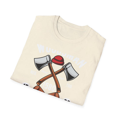 Ultimate Lumberjack T-Shirt | Authentic Woodsman Axes & Logs Vintage Tee | Rustic Outdoor Apparel Gift