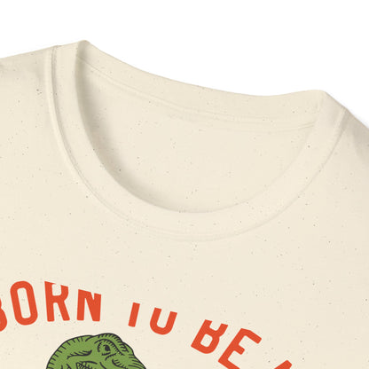 Epic Born to be a Rock Star T-Rex T-Shirt - Roaring Dinosaur Guitar Tee | Music Lover & Dino Fan Gift